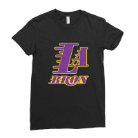 La Bron Laker Vintage Badge Ladies Fitted T-shirt | Artistshot