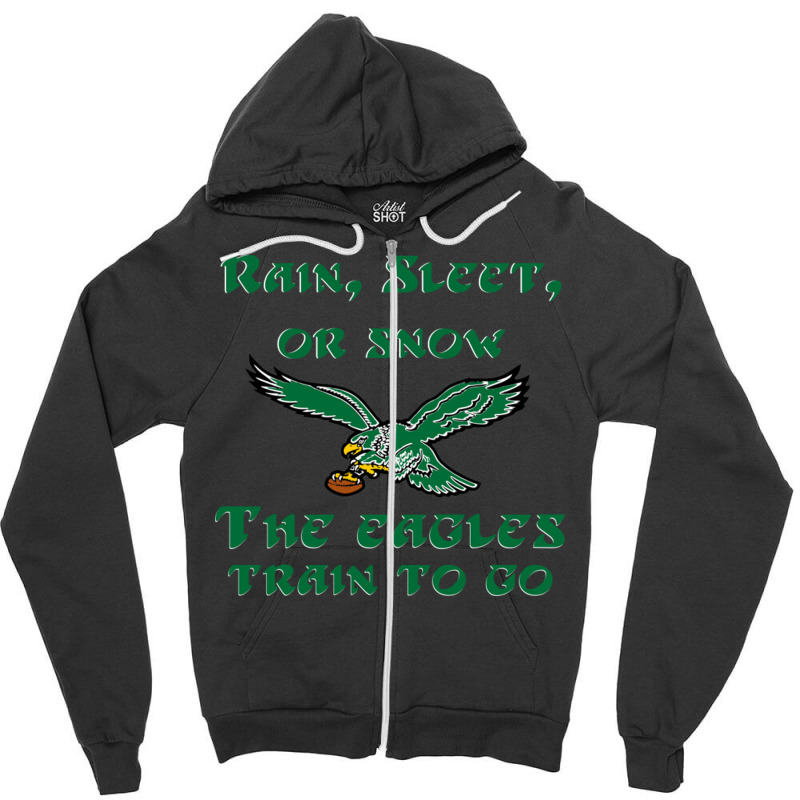 Rain Sleet Or Snow Birds Zipper Hoodie by StarActon | Artistshot