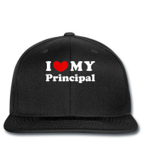 I Love My Principal, I Heart My Principal Printed Hat | Artistshot