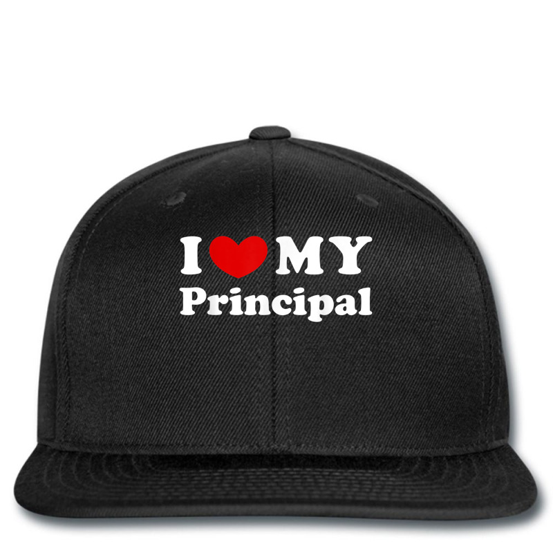 I Love My Principal, I Heart My Principal Printed hat by BrandonGarretLeblanc | Artistshot