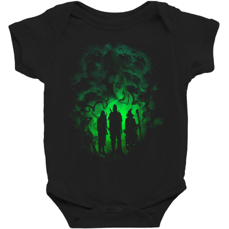 Gamer Fantasy Concept - Warrior, Archer And Wizard Baby Bodysuit | Artistshot