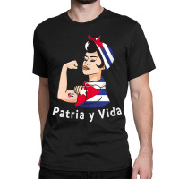 Womens Patriayvida Cuba Flag Bandana Classic T-shirt | Artistshot