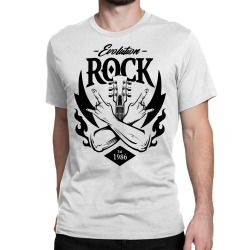 hard rock heavy metal quitar Classic T-shirt | Artistshot