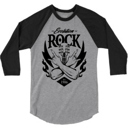 hard rock heavy metal quitar 3/4 Sleeve Shirt | Artistshot