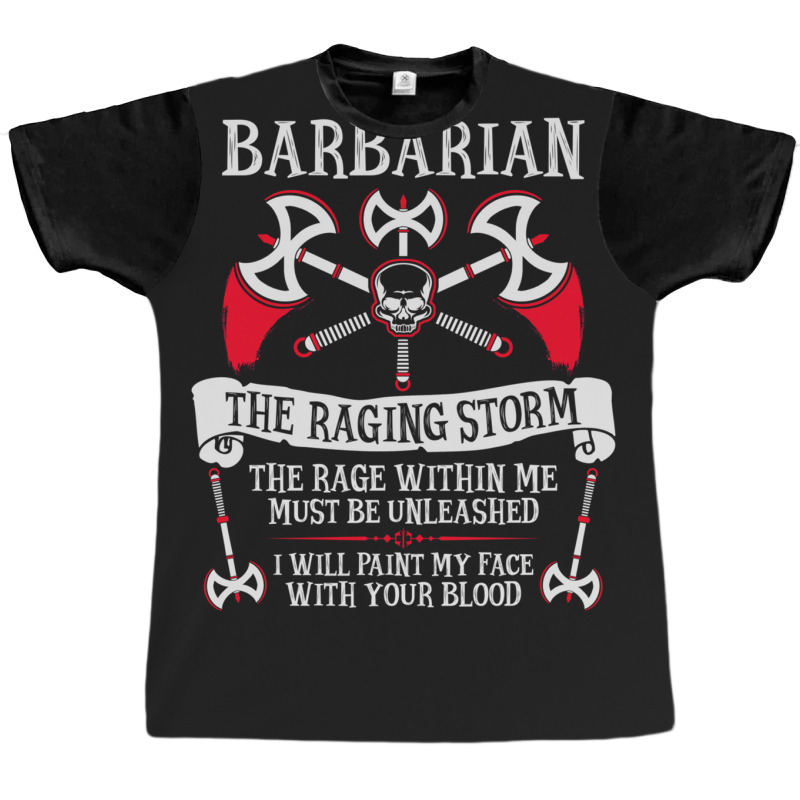 Barbarian Graphic T-shirt | Artistshot