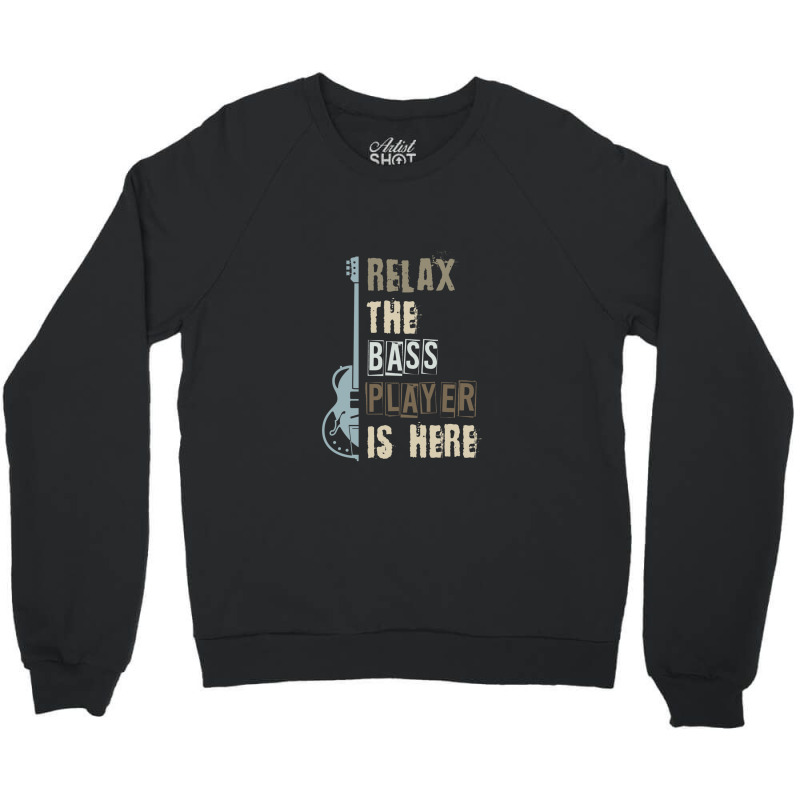 Bass Player Bass Guitar Crewneck Sweatshirt | Artistshot