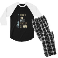 Bass Player Bass Guitar Men's 3/4 Sleeve Pajama Set | Artistshot