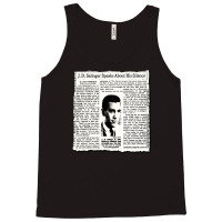 J.d. Salinger Tank Top | Artistshot