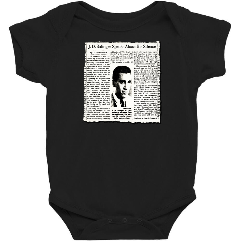 J.d. Salinger Baby Bodysuit | Artistshot