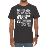 Chemistry Teacher T Shirt - Multitasking Certified Job Gift Item Tee Vintage T-shirt | Artistshot