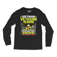 Proud Vietnam Veteran Son Military Veteran's Child Long Sleeve Shirts | Artistshot