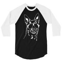 Australian Kelpie Gift Idea T  Shirt Funny Proud Australian Kelpie Sun 3/4 Sleeve Shirt | Artistshot