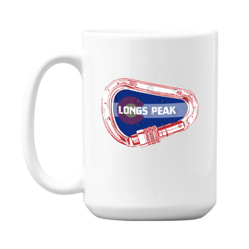 Longs Peak Climbing Carabiner 15 Oz Coffee Mug | Artistshot