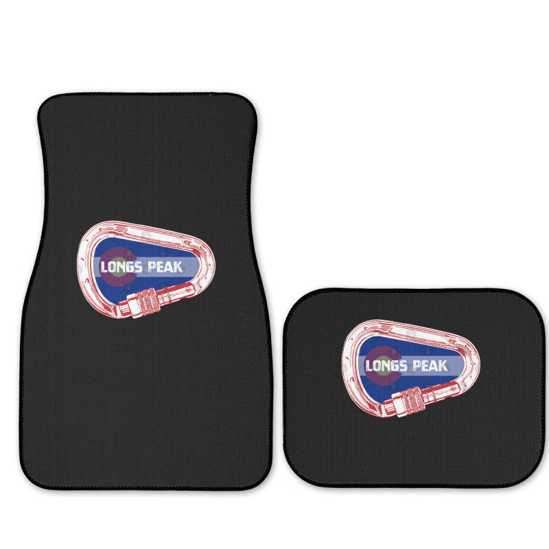 Longs Peak Climbing Carabiner Full Set Car Mats | Artistshot