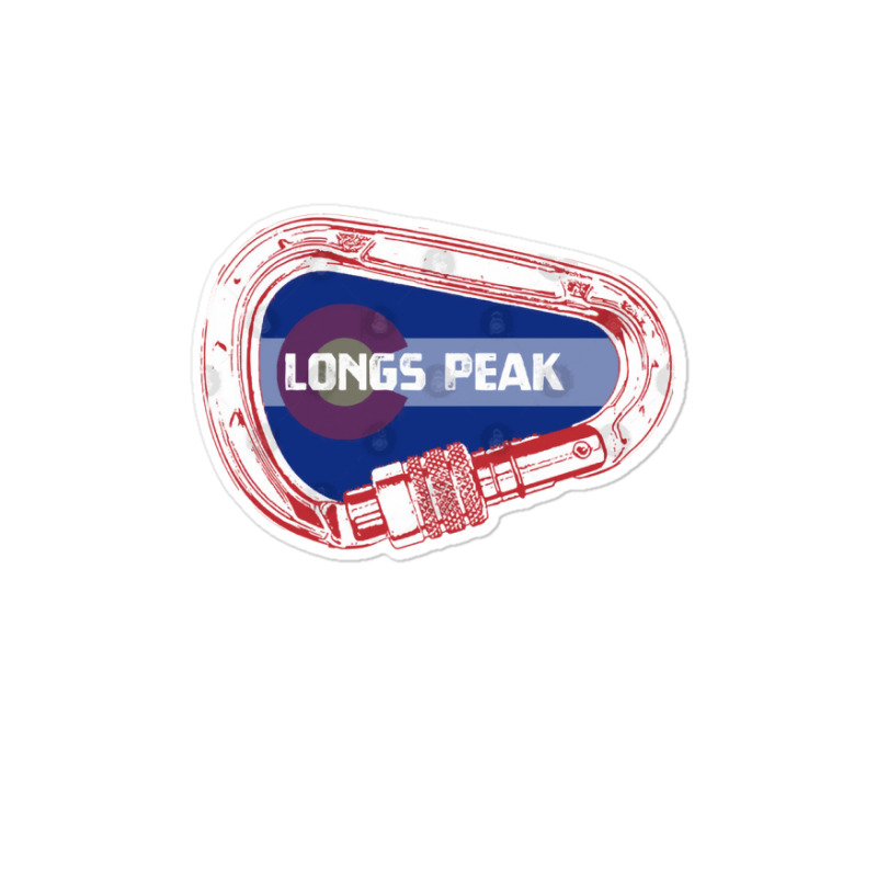 Longs Peak Climbing Carabiner Sticker | Artistshot