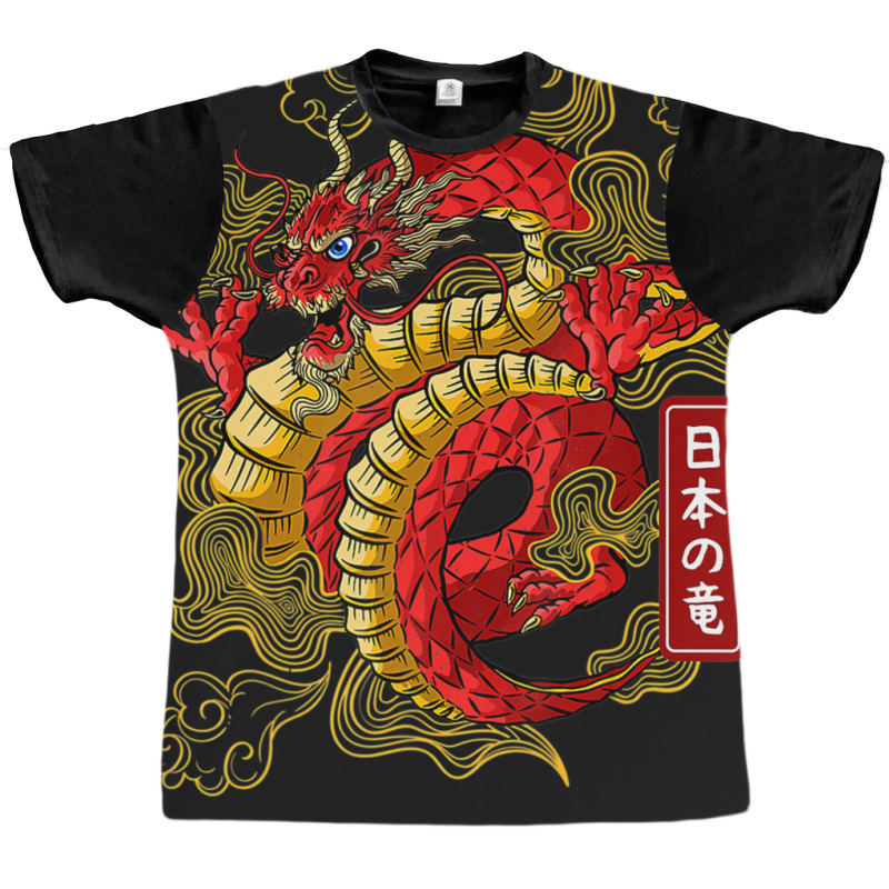 Japanese.dragon Anime Japan Dragons Of Tokyo.tattoo.premium Graphic T-shirt by Min06 | Artistshot