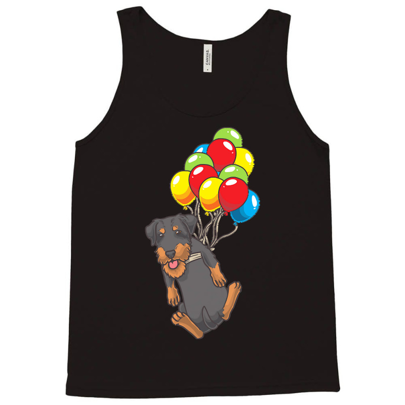 Gift Idea T  Shirt Jagdterrier Dog With Ballons T  Shirt Tank Top | Artistshot