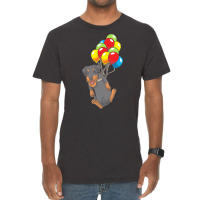 Gift Idea T  Shirt Jagdterrier Dog With Ballons T  Shirt Vintage T-shirt | Artistshot