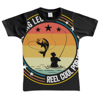 Fishing - Fishing Legend Reel Cool Pop Pop. Graphic Youth T-shirt | Artistshot