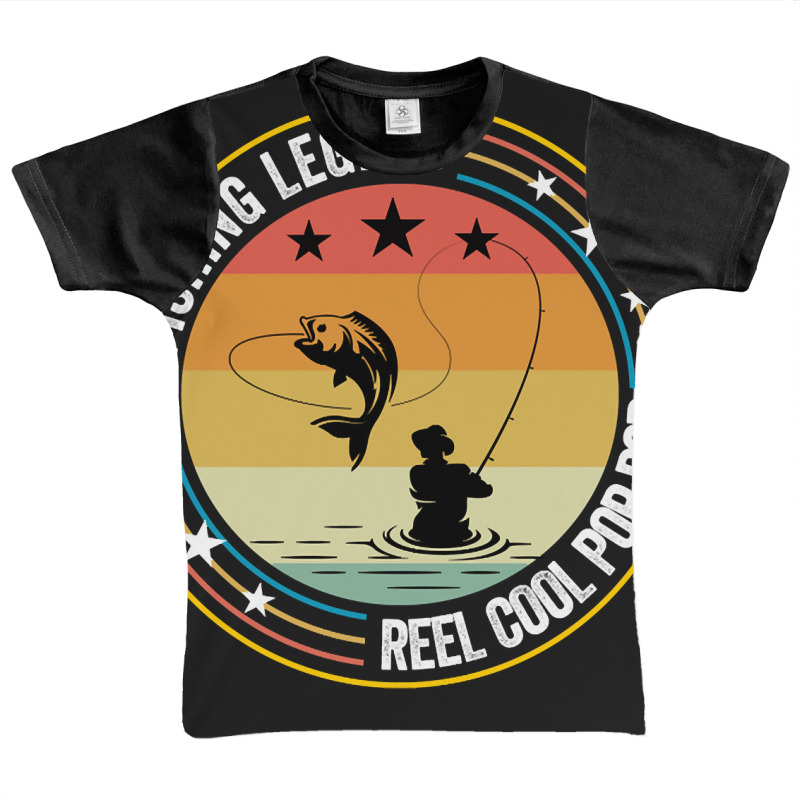 Fishing - Fishing Legend Reel Cool Pop Pop. Graphic Youth T-shirt | Artistshot