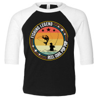 Fishing - Fishing Legend Reel Cool Pop Pop. Toddler 3/4 Sleeve Tee | Artistshot