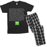 Not A Pyramid Scheme White Text Men's T-shirt Pajama Set | Artistshot