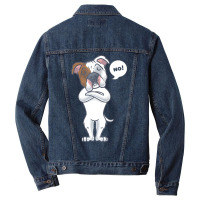 Gift Idea T  Shirt Stubborn American Bulldog Dog Funny T  Shirt Men Denim Jacket | Artistshot