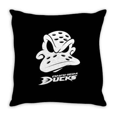 Ducks Anaheim Throw Pillow Designed By Cocoloneo
