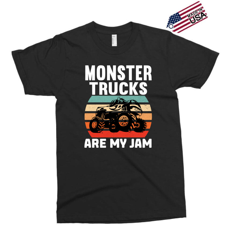 Monster Trucks Are My Jam Cool Monster Truck Exclusive T-shirt by Olodzn | Artistshot