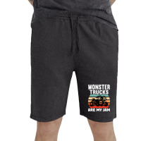 Monster Trucks Are My Jam Cool Monster Truck Vintage Short | Artistshot