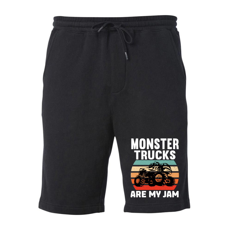 Monster Trucks Are My Jam Cool Monster Truck Fleece Short by Olodzn | Artistshot