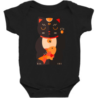 Beckoning Cat Baby Bodysuit | Artistshot