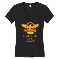 Strength And Honor (2) Women's V-neck T-shirt | Artistshot