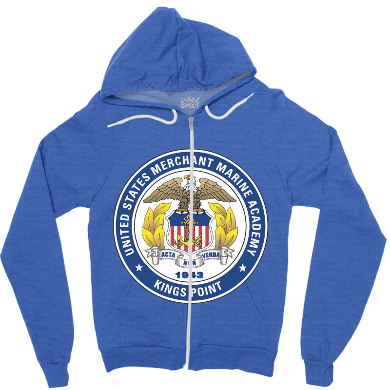 United States Merchant Marine Academy Zipper Hoodie | Artistshot