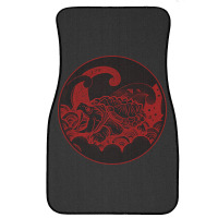 Giant Alligator Snapping Turtle - Japanese Style For Reptiles Lovers - Front Car Mat | Artistshot