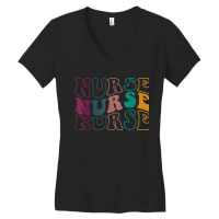 Retro Future Nurse Life For Registered Nurse Tee Nurse's Day Women's V-neck T-shirt | Artistshot