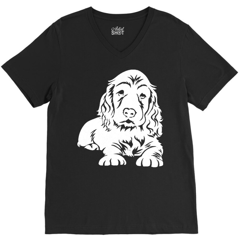 Cocker T  Shirt Cute Cocker Spaniel Gift T  Shirt V-Neck Tee by sglover982 | Artistshot