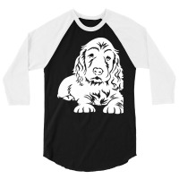 Cocker T  Shirt Cute Cocker Spaniel Gift T  Shirt 3/4 Sleeve Shirt | Artistshot