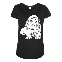 Cocker T  Shirt Cute Cocker Spaniel Gift T  Shirt Maternity Scoop Neck T-shirt | Artistshot