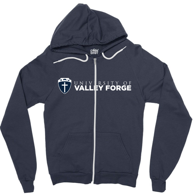 University Of Valley Forge Zipper Hoodie | Artistshot