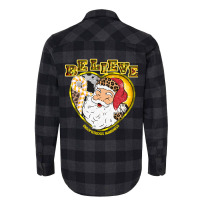 Endometriosis Awareness Awareness - Santa Believe Leopard Christmas (2 Flannel Shirt | Artistshot