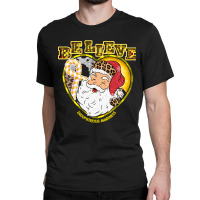 Endometriosis Awareness Awareness - Santa Believe Leopard Christmas (2 Classic T-shirt | Artistshot