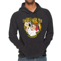 Endometriosis Awareness Awareness - Santa Believe Leopard Christmas (2 Vintage Hoodie | Artistshot