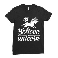 Believe Unicorn-85cxy Ladies Fitted T-shirt | Artistshot