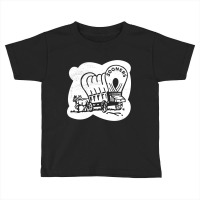 Oklahoma Sooners - Vintage Matchbook Covered Wagon (white) Toddler T-shirt | Artistshot