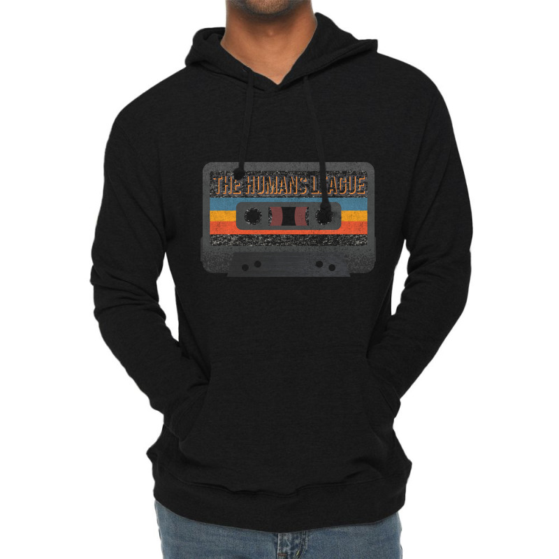 The Humans League Black And Cassette Lightweight Hoodie by lykhongduong9enev3 | Artistshot