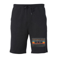 The Humans League Black And Cassette Fleece Short | Artistshot