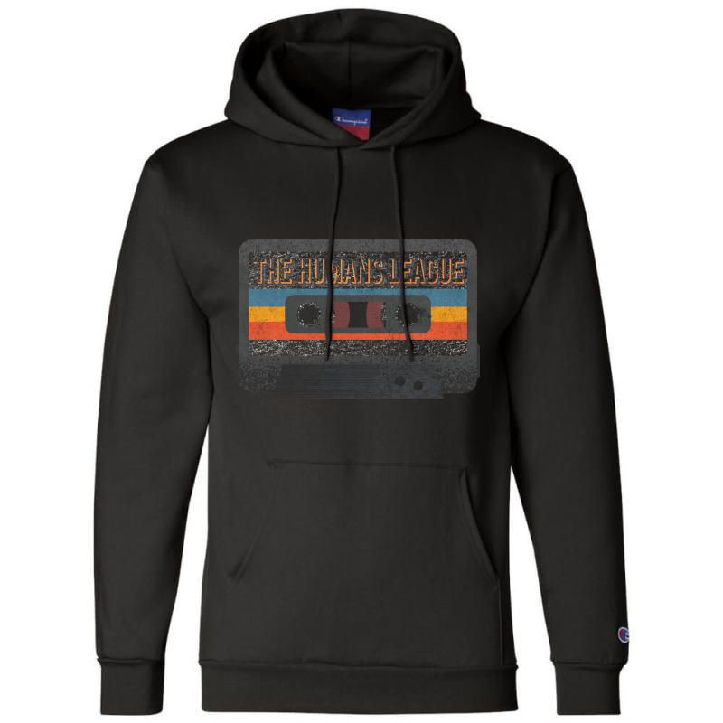 The Humans League Black And Cassette Champion Hoodie by lykhongduong9enev3 | Artistshot