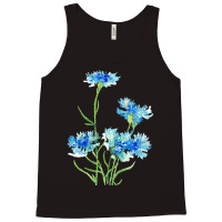 Cornflower Watercolor Painting T  Shirt Tank Top | Artistshot