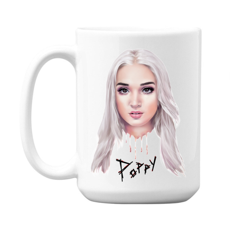 Poppy Drip 15 Oz Coffee Mug | Artistshot